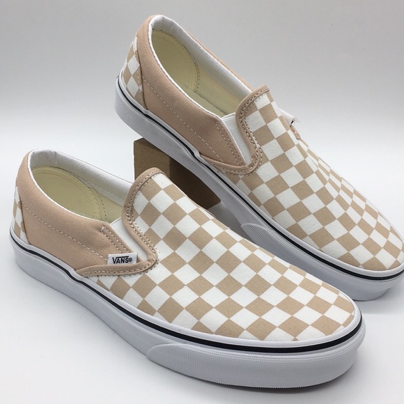 VANS Men’s CLASSIC SLIP-ON Checkerboard Frappe/True Sneakers - Picture 11 of 16